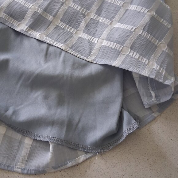 allison + kelly Light Blue & White Checkered Sundress Women's Size XS - Picture 15 of 15